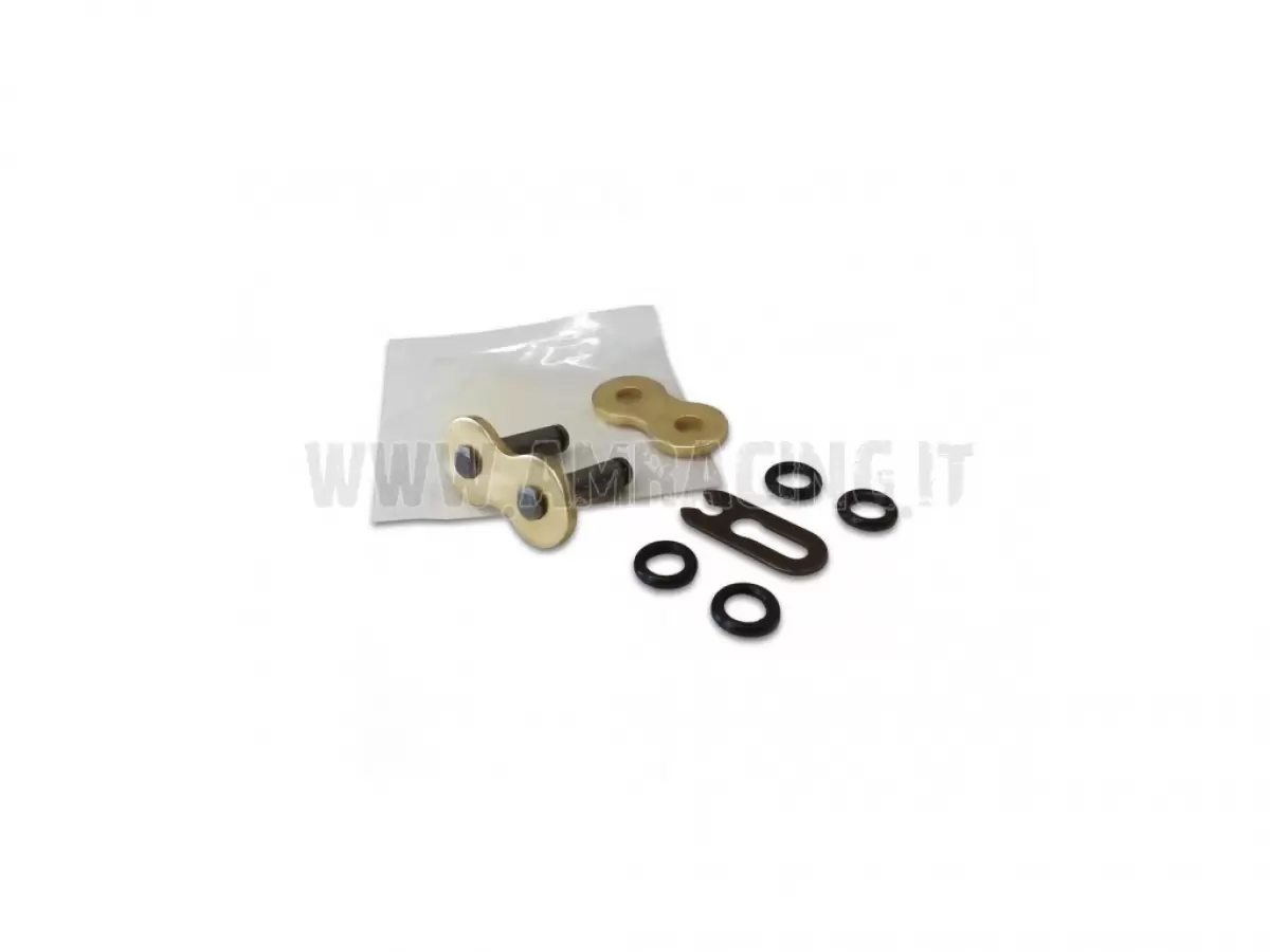 GIUNTO CATENA 520 ORO A MOLLA CON O-RING