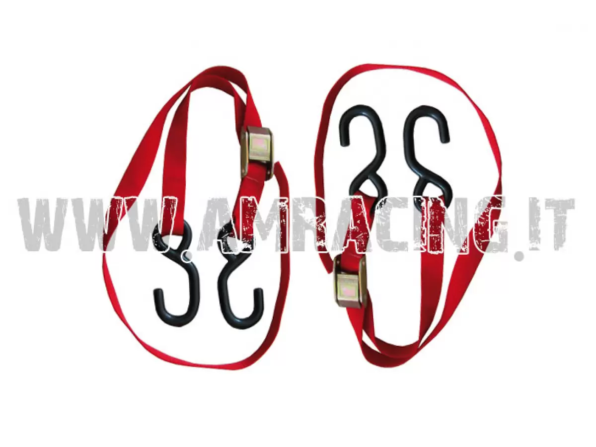CINGHIE ANCORAGGIO MOTO CON AGGANCIO/SGANCIO RAPIDO 185CM