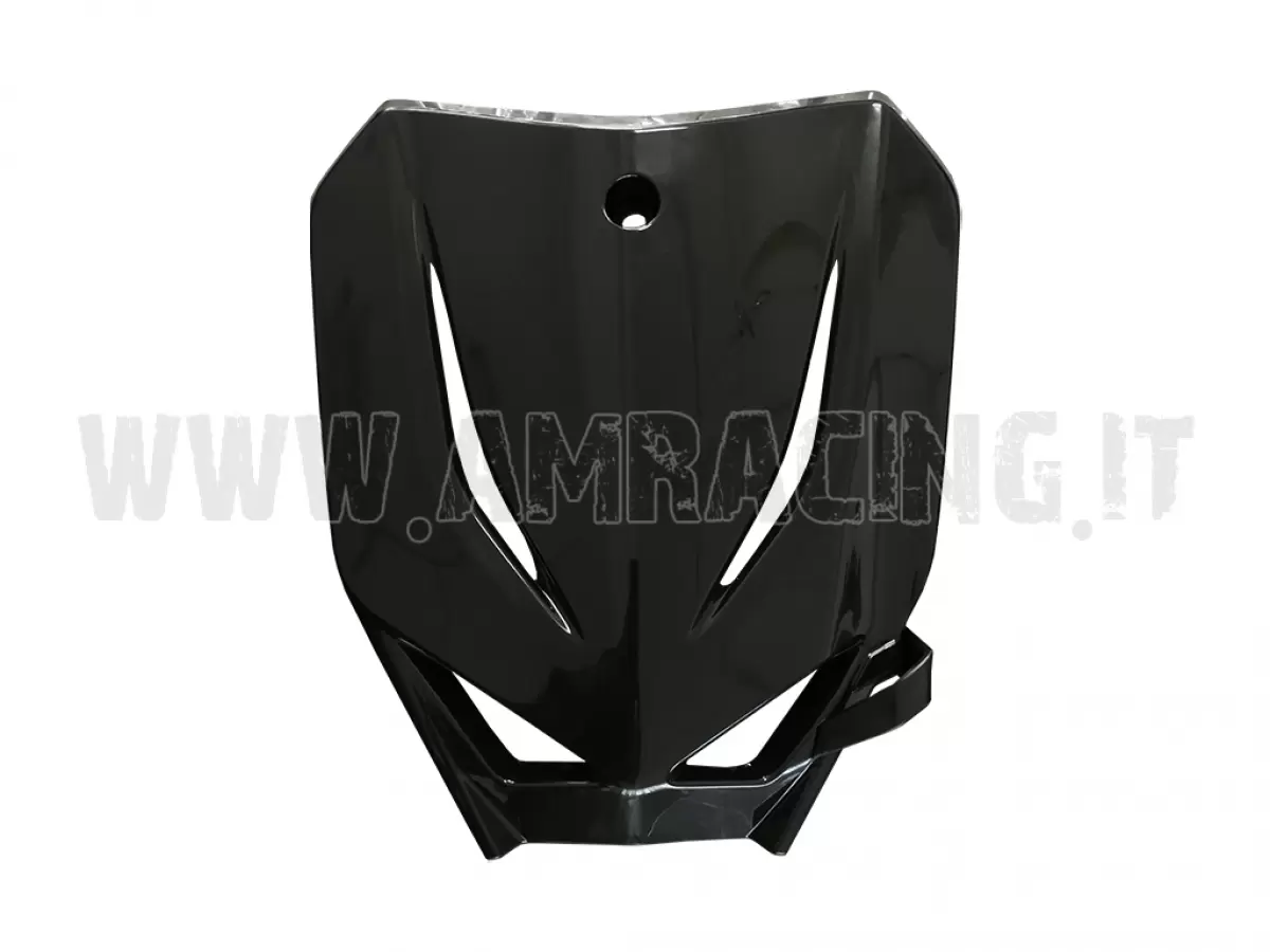 MX MOD.15 FRONT NUMBER PLATE HOLDER, BLACK, COMPLETE SET