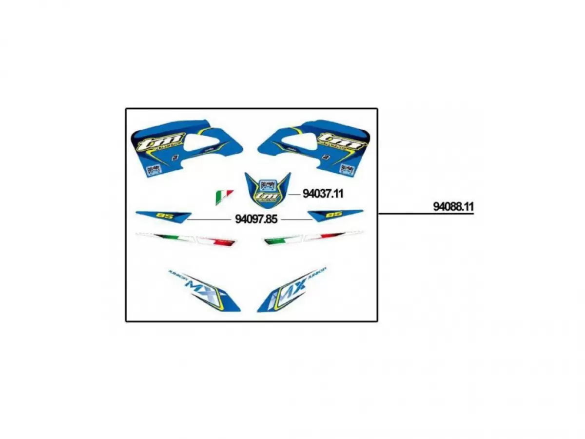 KIT ADESIVI JUNIOR M.2011