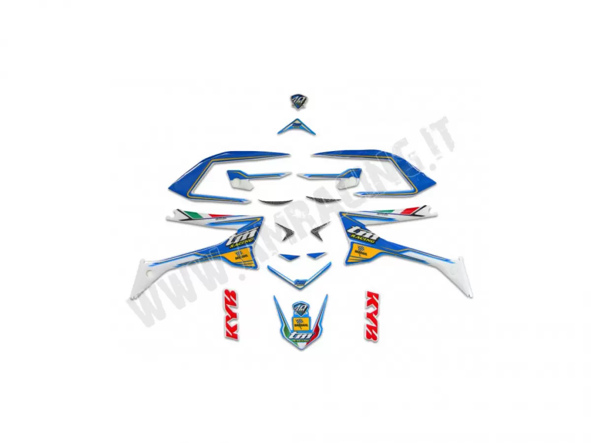 2017 MODEL 2-STROKE STICKER KIT WITH REAR 