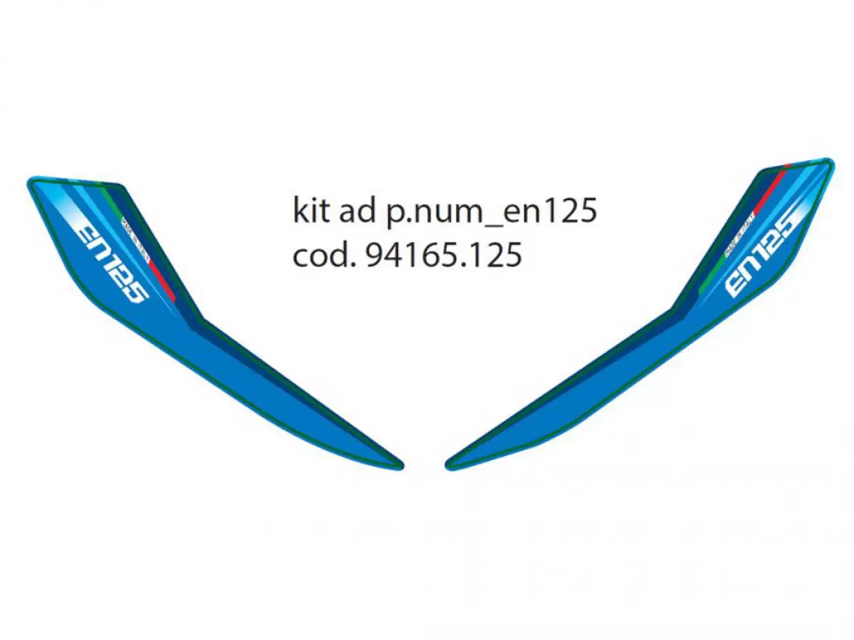 KIT AD. M.20 LAT.P.NUM 2T 125 EN