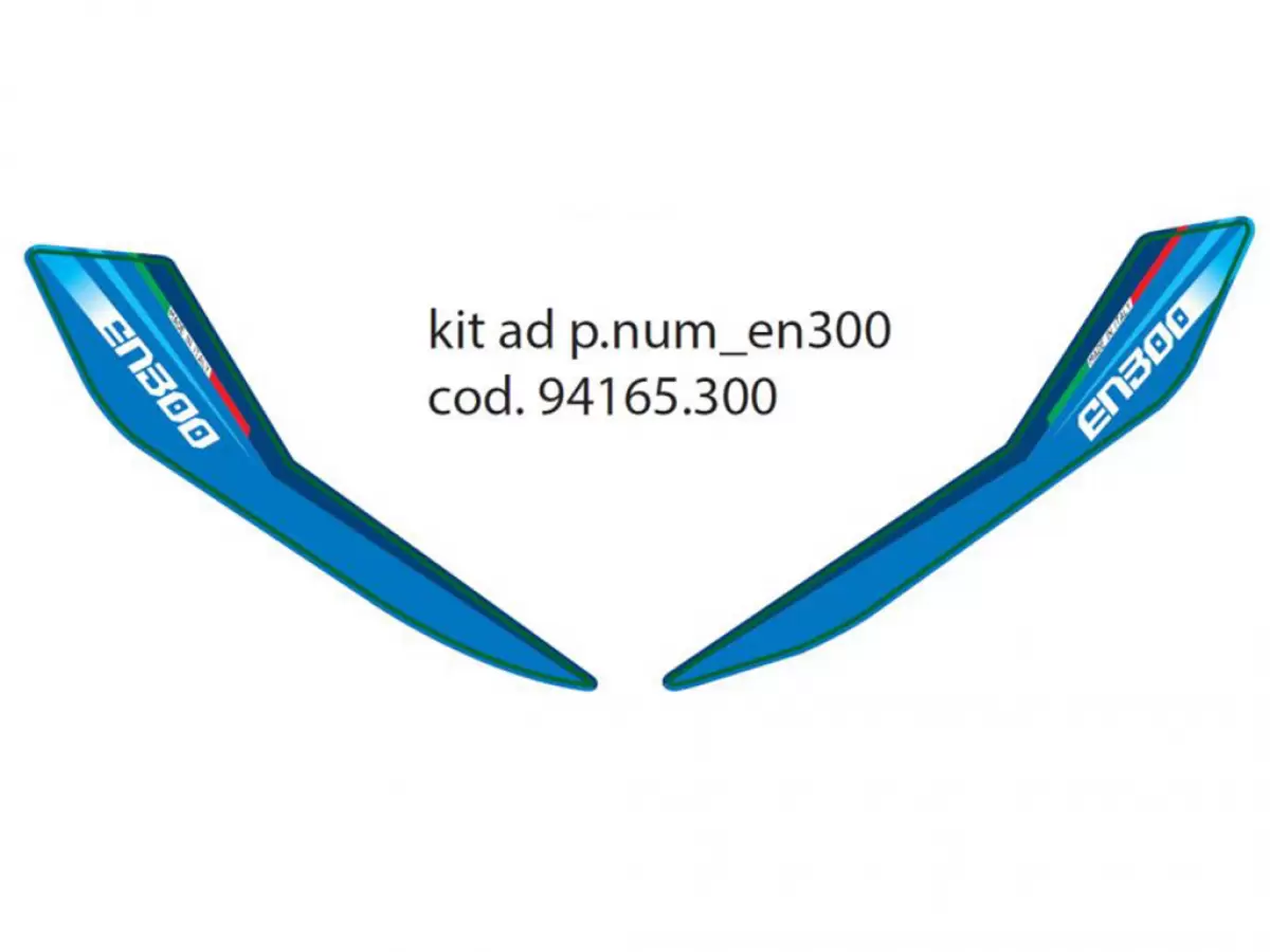 KIT AD. M.20 LAT.P.NUM 2T/4T 300 EN