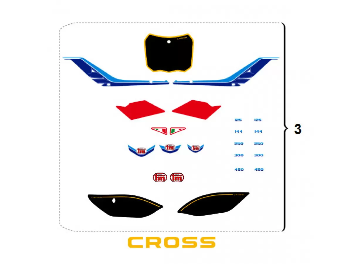 KIT ADHESIVOS 2T RED DREAM LE - CROSS