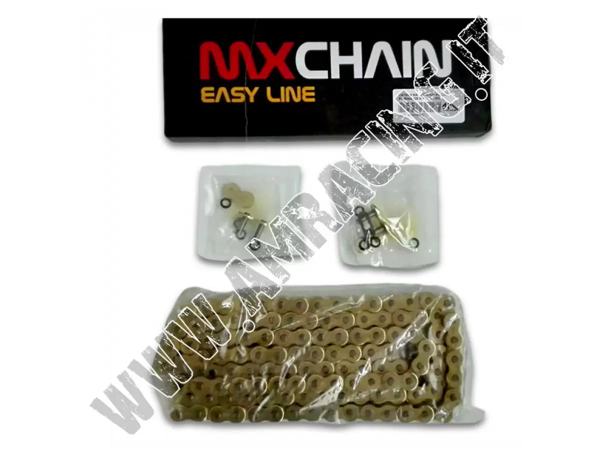 CATENA MX CHAIN 520 EN CON RX-RING 120 MAGLIE-ORO
