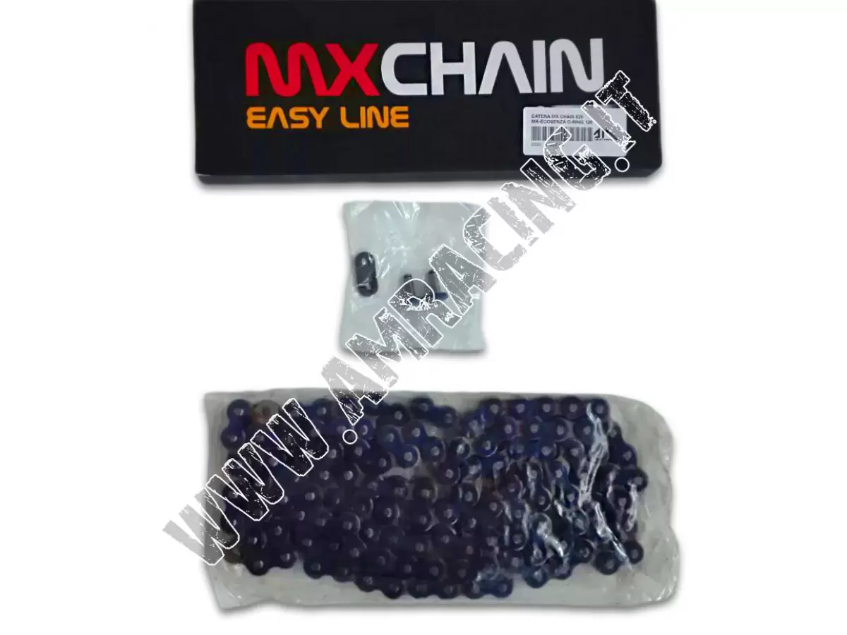 CATENA MX CHAIN 520 MX-ECO SENZA O-RING 120 MAGLIE-BLU