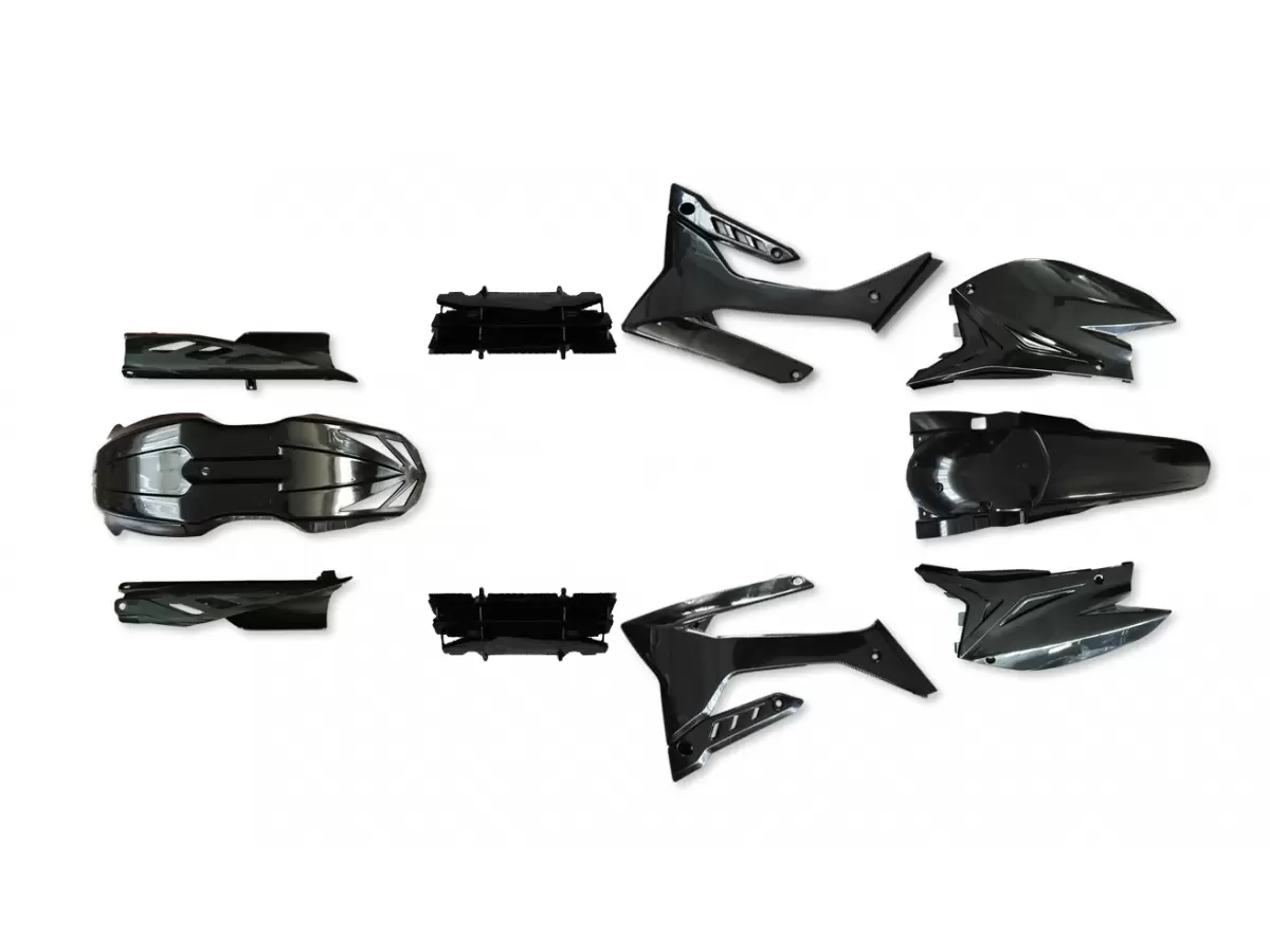 BLACK PLASTIC KIT 2T SMR/SMM FOR CARBURETTOR MODELS FROM 2015 TO 2019 (HEADLIGHT BRACKET NOT INCLUDED)