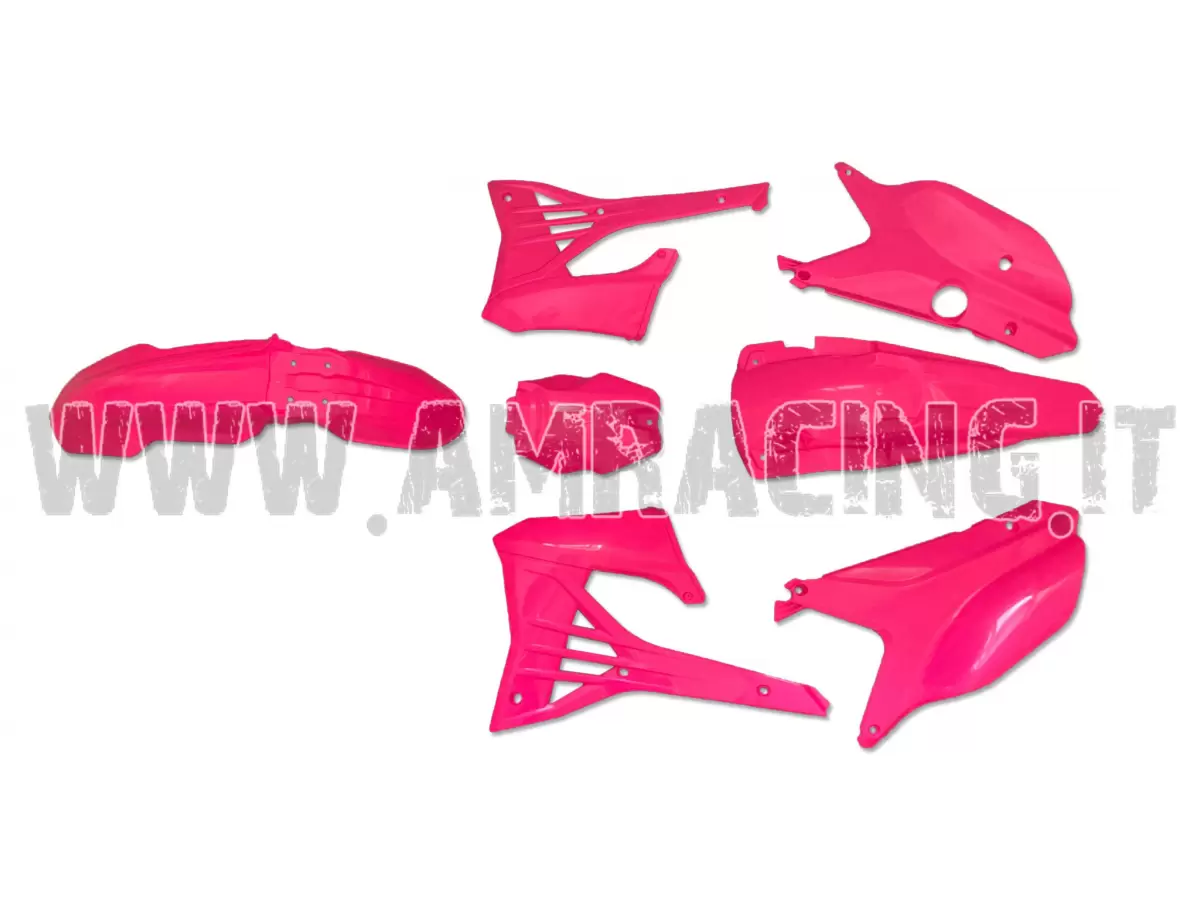 KIT PLASTICHE PINK - 4T MONO SCARICO PER MODELLI EN/MX DAL 2022