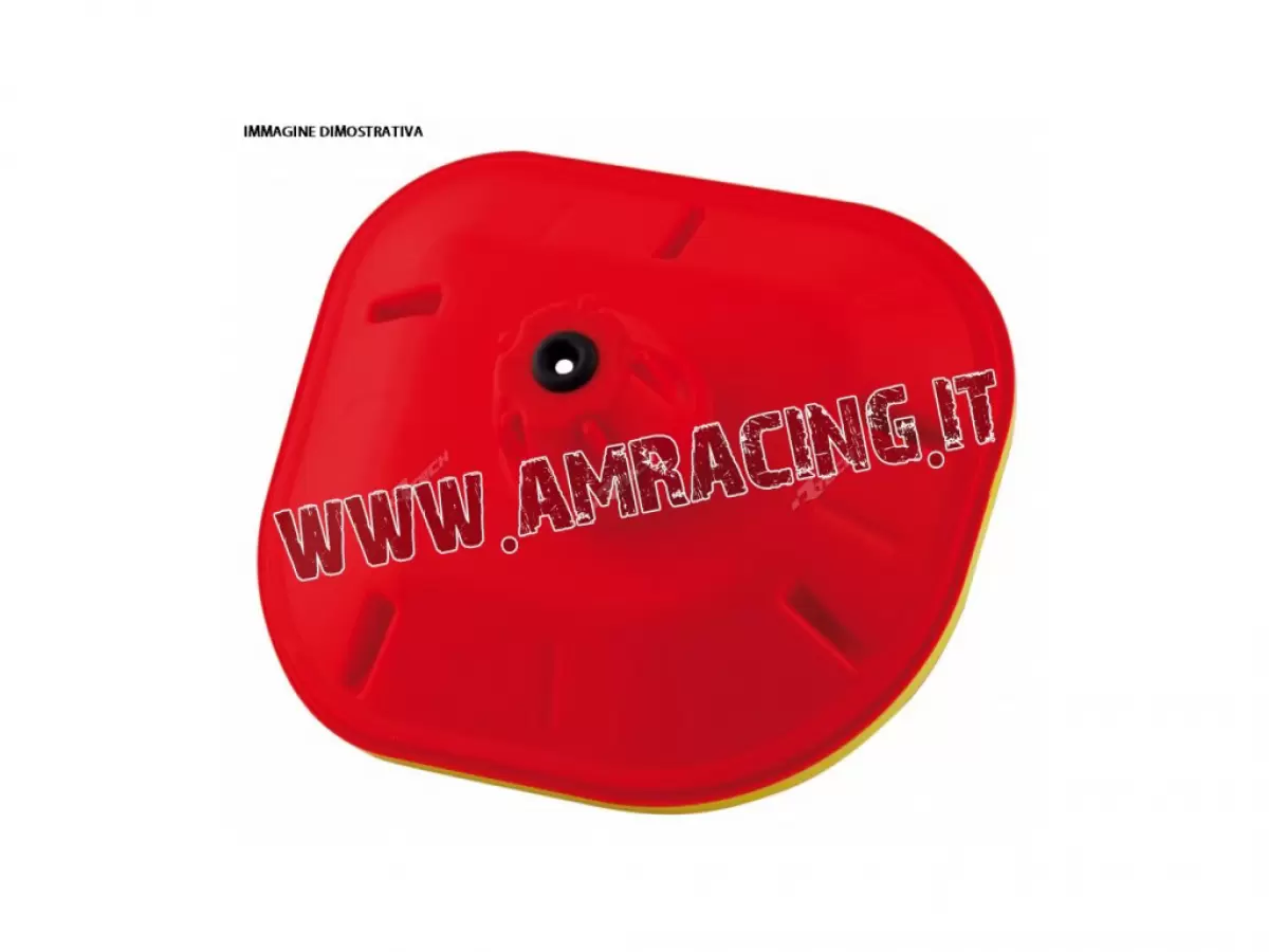 TAPA CAJA FILTRO ROJO-AMARILLO KX 125-250 1994-2008 (PARA TM)