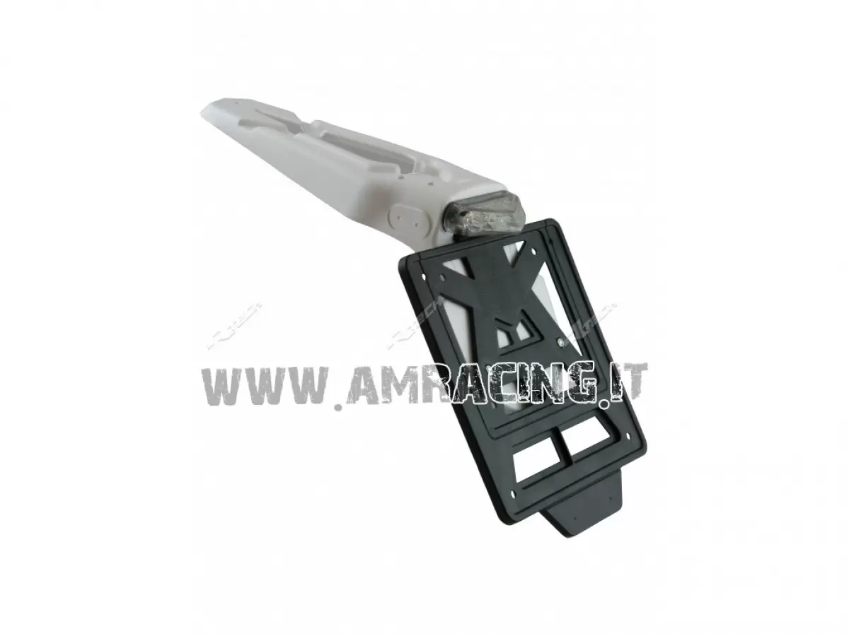 WHITE INTEGRA TYPE-APPROVED NUMBER PLATE HOLDER