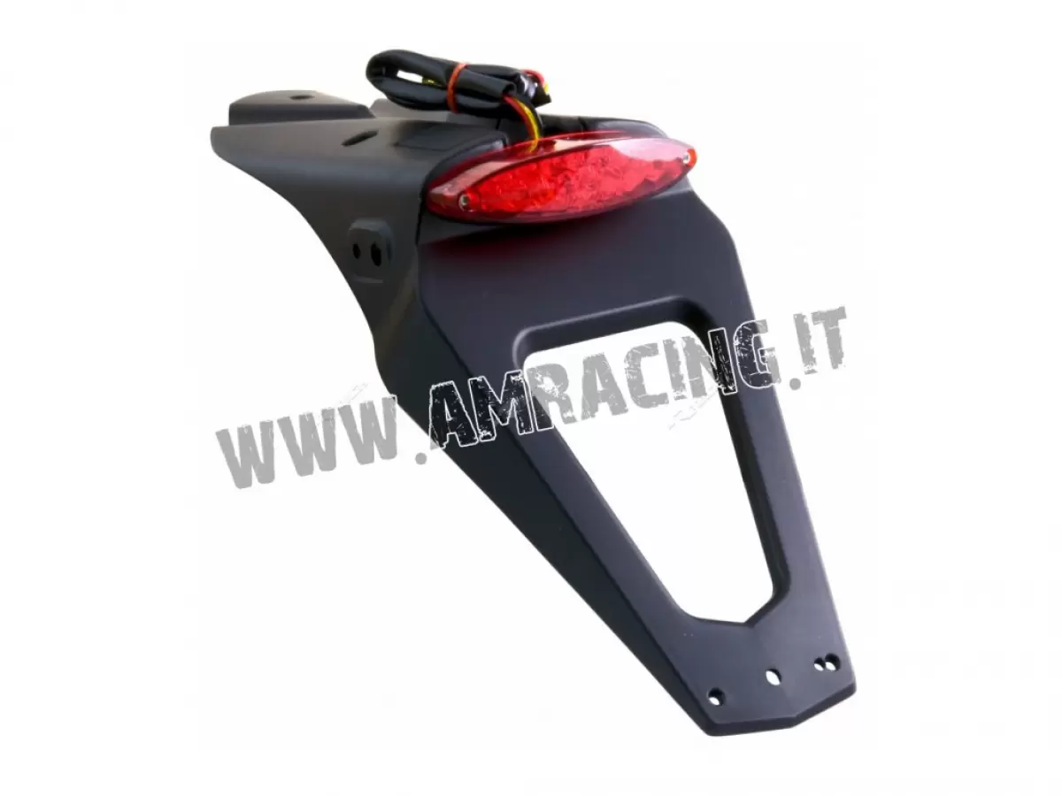 DEVIL LED NUMBER PLATE HOLDER WITH APPROVED LED HEADLIGHT, 45° ANGLE