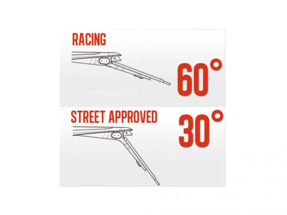 INTEGRA STREET-APPROVED BLACK LED NUMBER PLATE HOLDER, 30° ANGLE 