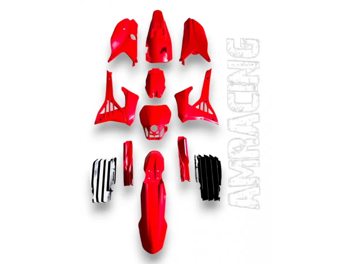 KIT DE PLÁSTICO RED DREAM L.E. PARA MODELOS 4T EN TWIN (DOBLE ESCAPE) A PARTIR DE 2022 A 2024