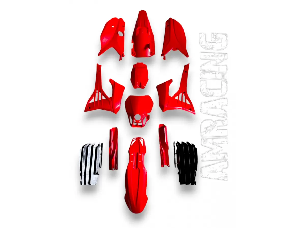 RED DREAM L.E. PLASTIC KIT FOR 4T SMR TWIN MODELS (DOUBLE EXHAUST) FROM 2022 TO 2024