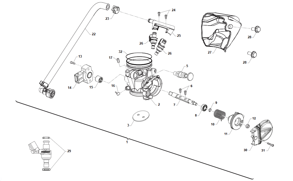 2T 144 FI EN 2025 - ENGINE - THROTTLE BODY