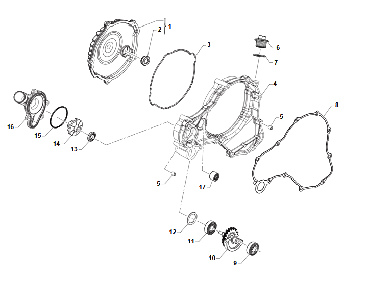 2T 125 2025/2026 - ENGINE - CLUTCH CARTER