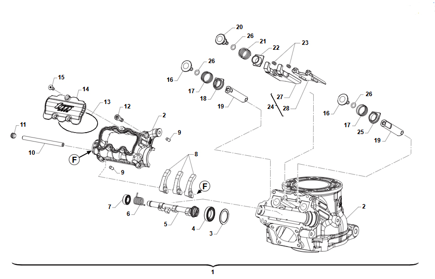 2T 125 ES EN/ES MX 2025  - ENGINE - CYLINDER 02