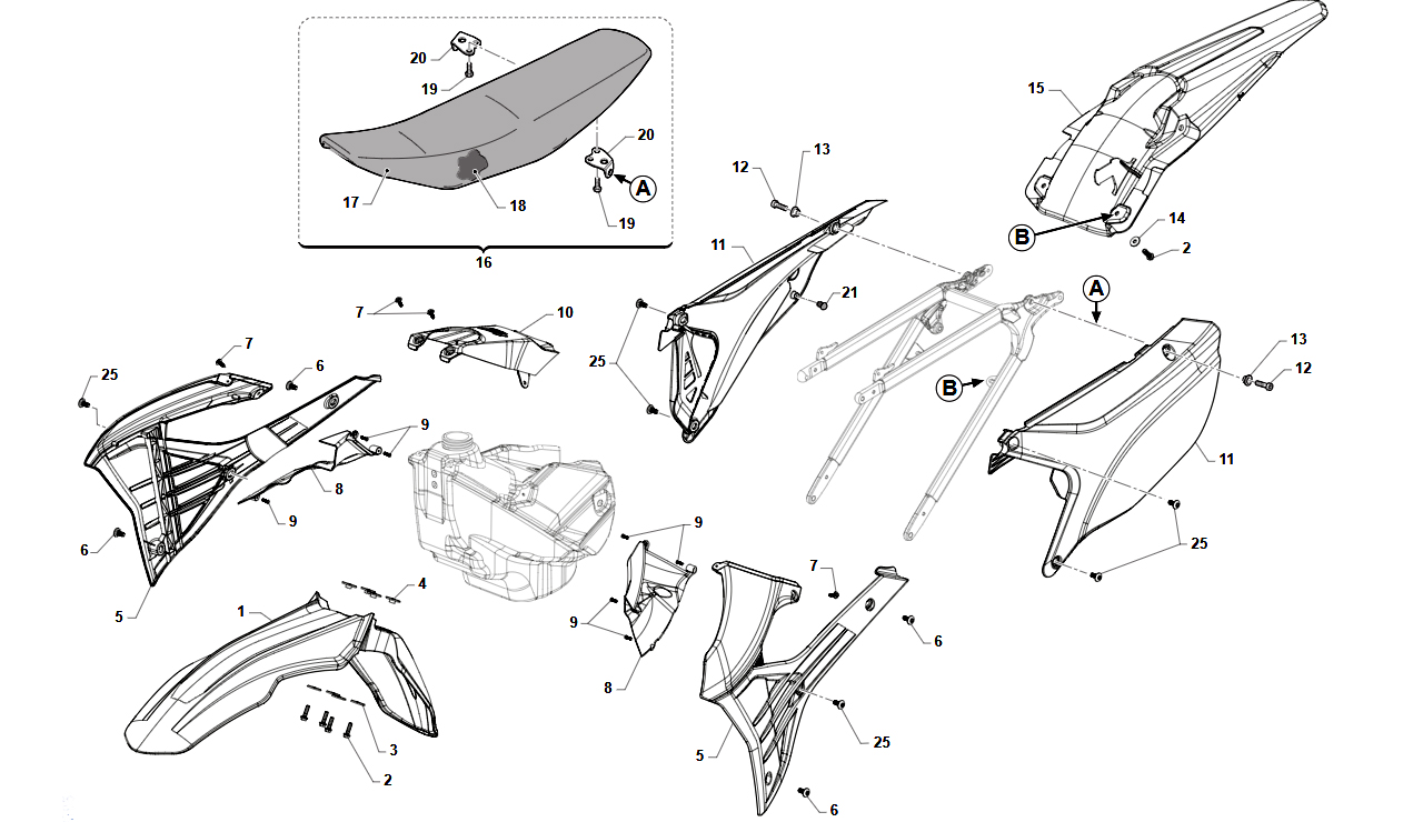 2T EN/ FI EN / ES EN/FI ES EN 2025 - FRAME - PLASTICS AND SEAT