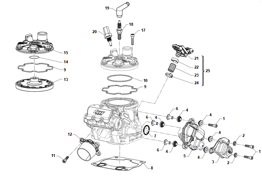 2T 125 FI ES EN 2026 - ENGINE - CYLINDER 01