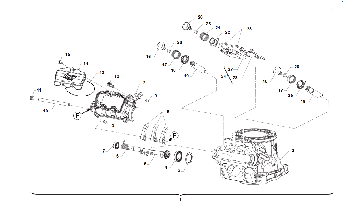 2T 125 FI ES SMR 2025 - ES ENGINE - CYLINDER 02