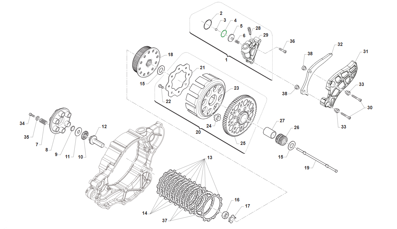 2T 300 SMX 2024 - MOTORE - FRIZIONE 6M