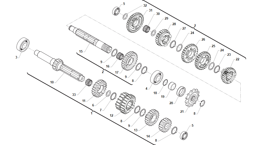 2T 85 MX SENIOR 2025/2026 - MOTOR - CAMBIO