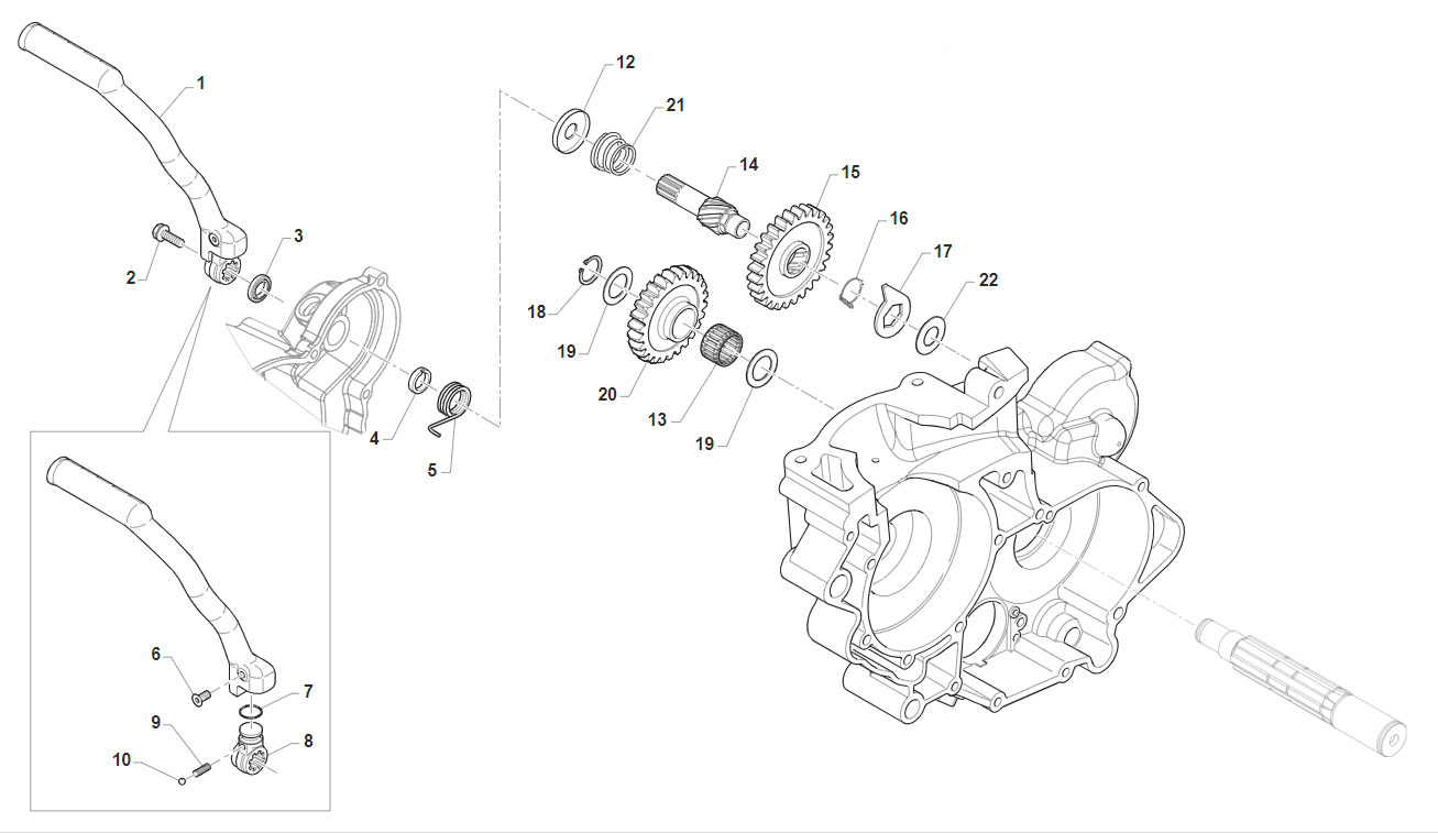 2T 125 MX DAL 2022 AL 2024 - MOTORE - MESSA IN MOTO