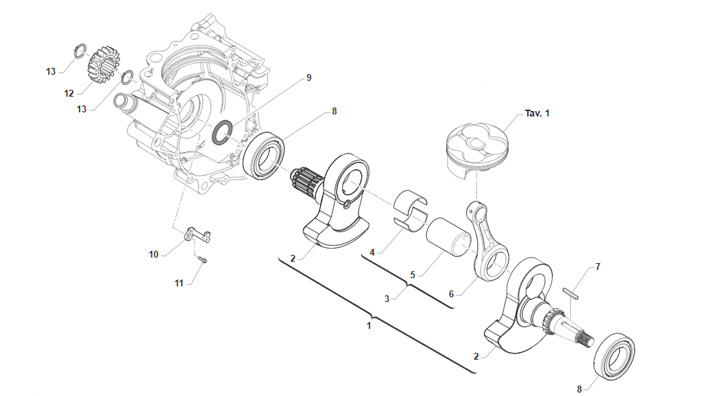 4T 250 FI EN 2025/2026 - MOTORE - ALBERO MOTORE