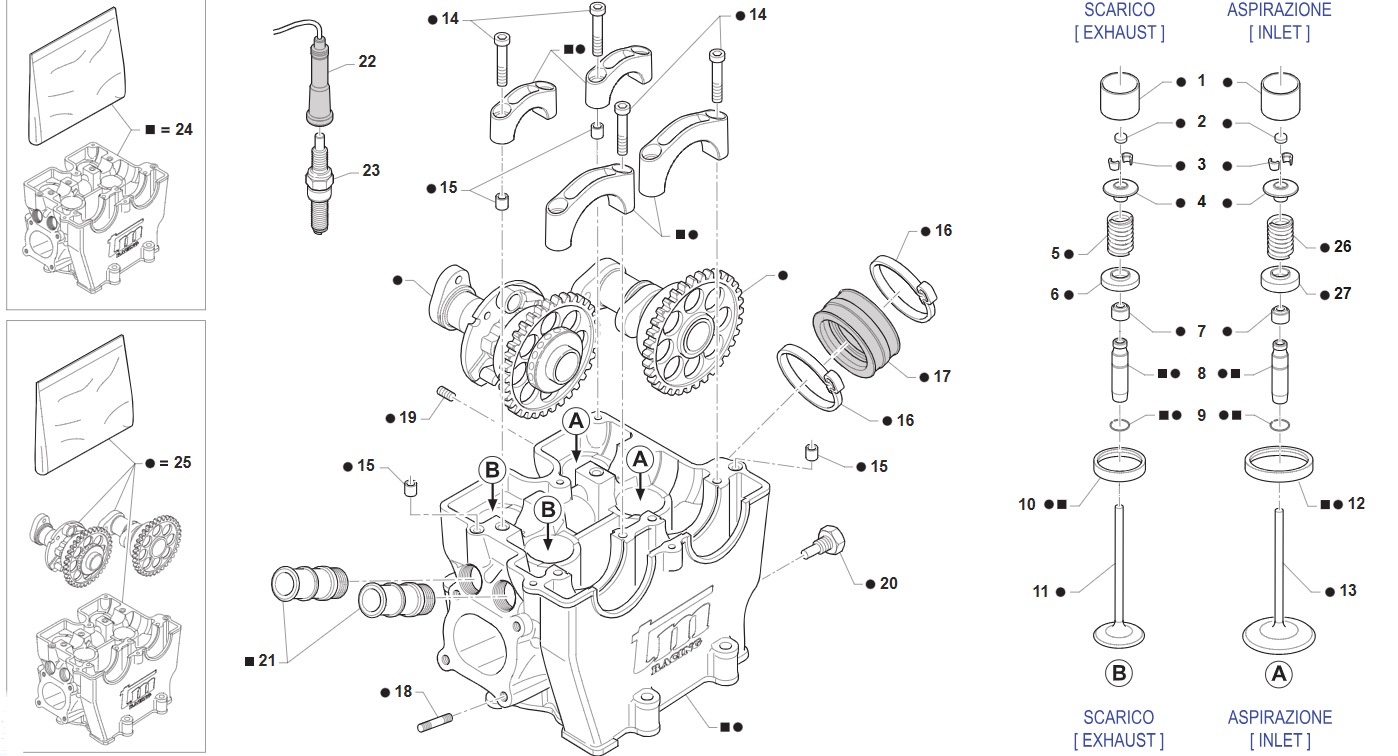 4T 450 FI EN/SMR 2025/2026 - MOTOR - CABEZA MOTOR