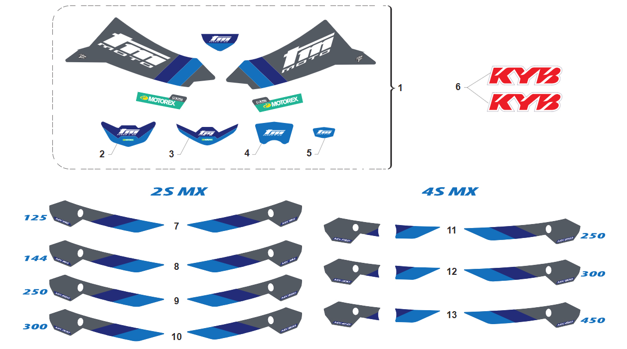 2T/4T MX MY 2025 - ADHESIVE KIT