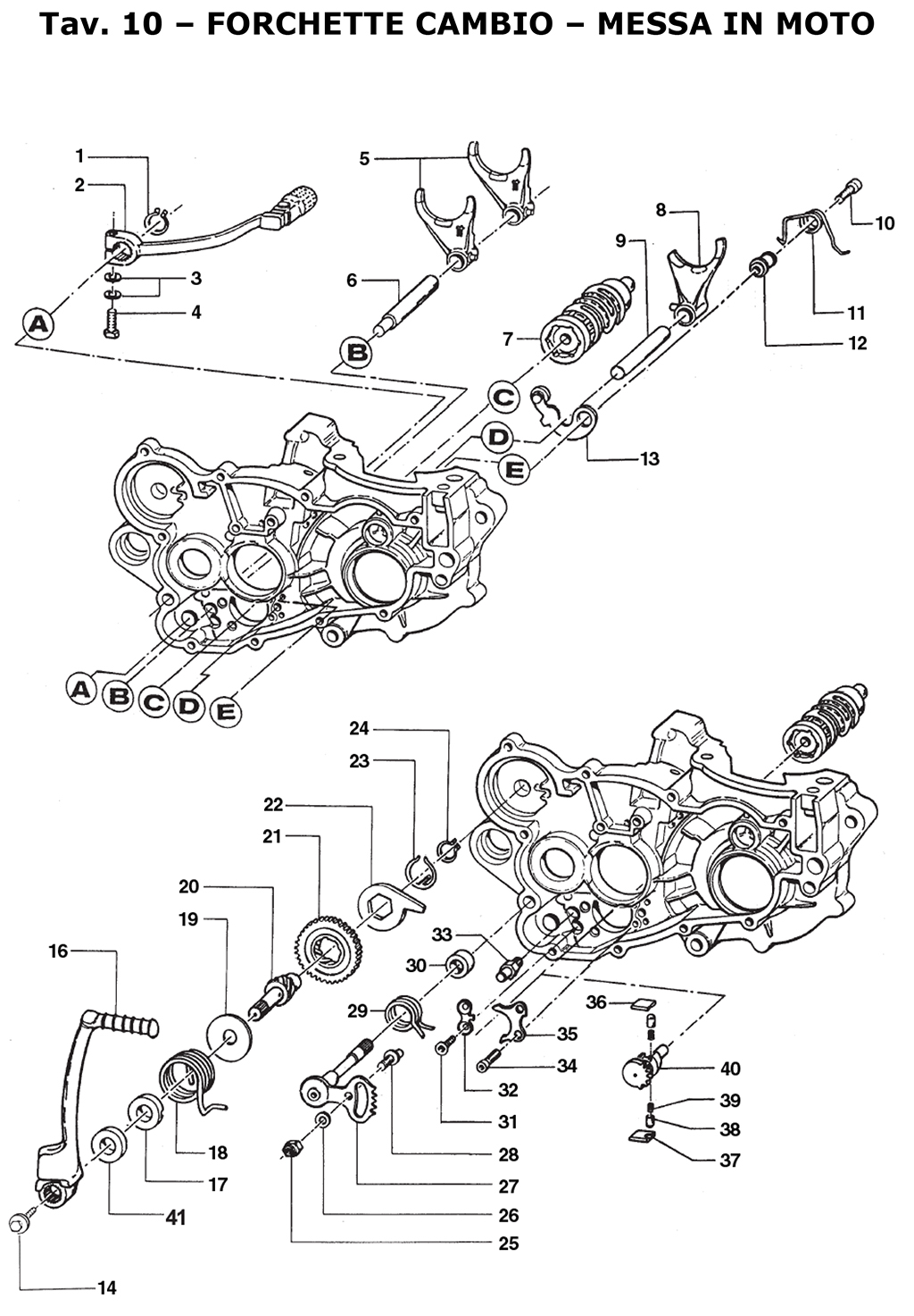 2T 250/300 MX/EN DE 2015 A 2018 - MOTOR - HORQUILLAS CAMBIO Y PUESTA EN MARCHA