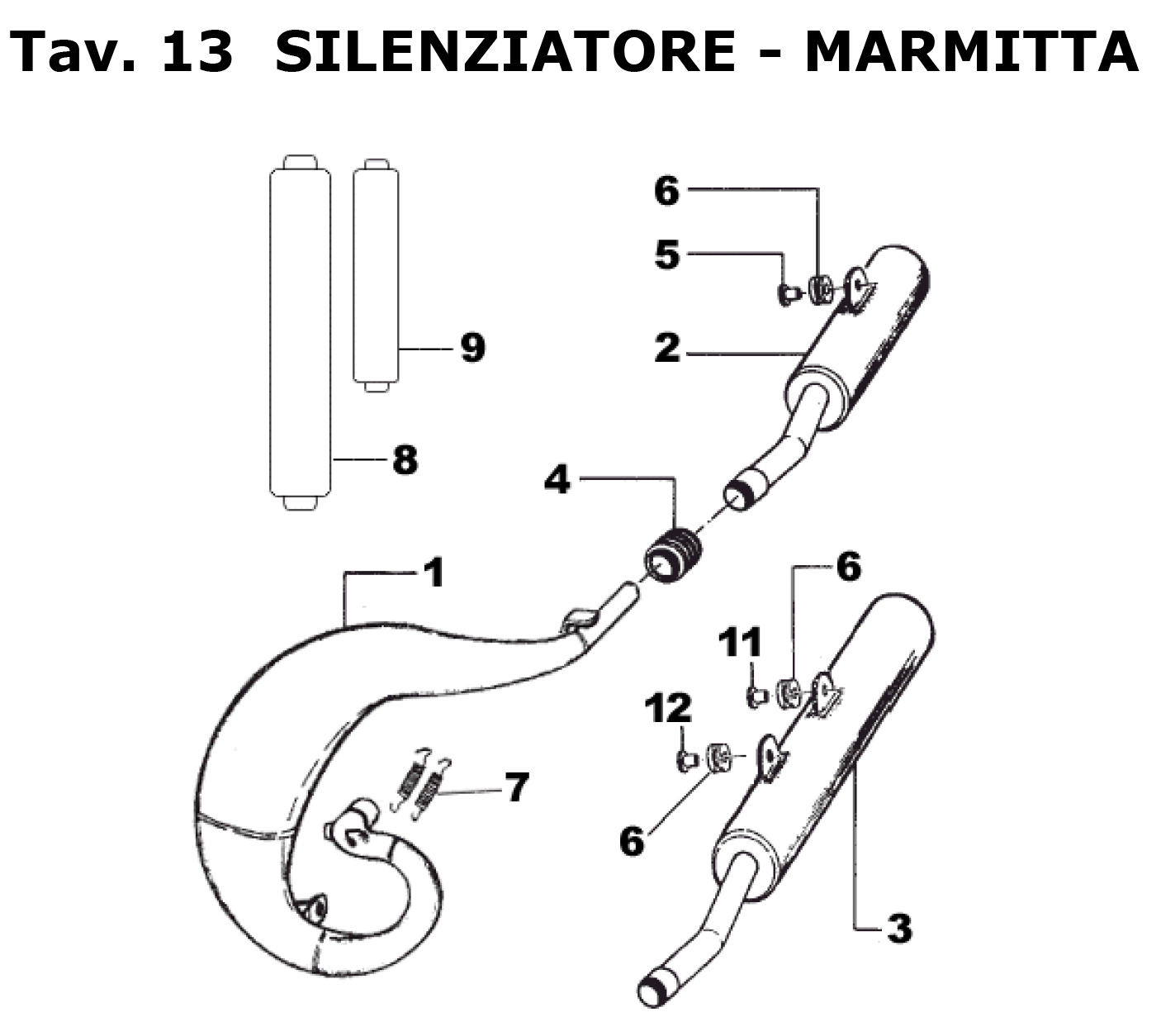 2T 250/300 MX/EN 2016/2018 - MOTORE - SILENZIATORE-MARMITTA