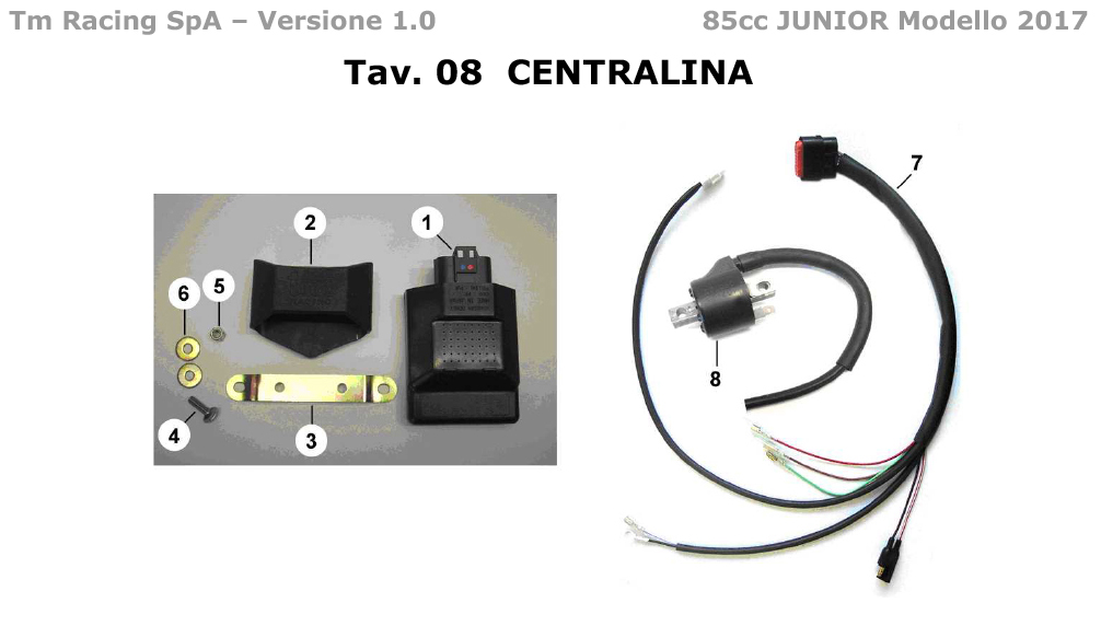 2T 85 MX JUNIOR 2017 - ENGINE - CONTROL UNIT