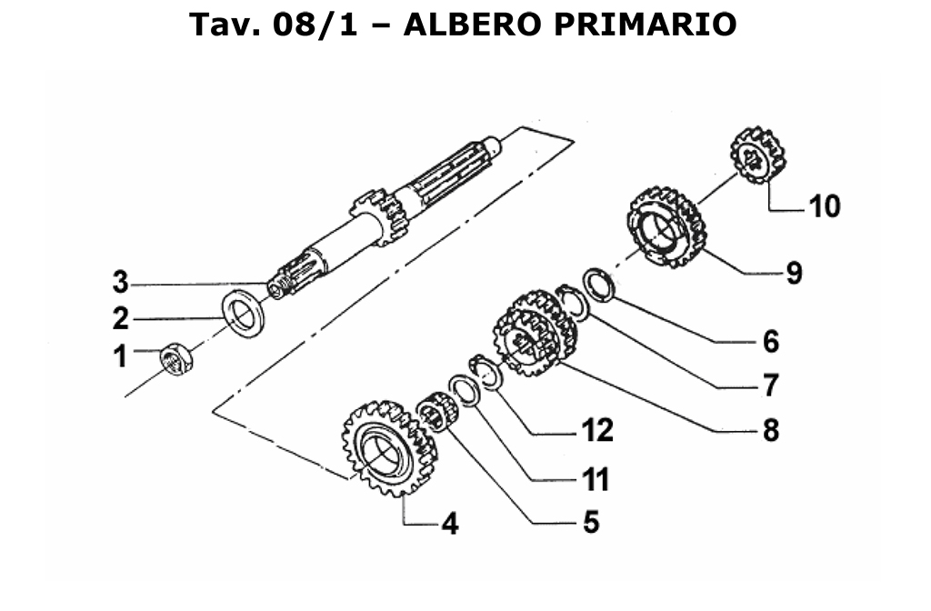 2T 125 SMR 2018 - ENGINE - CRANKSHAFT