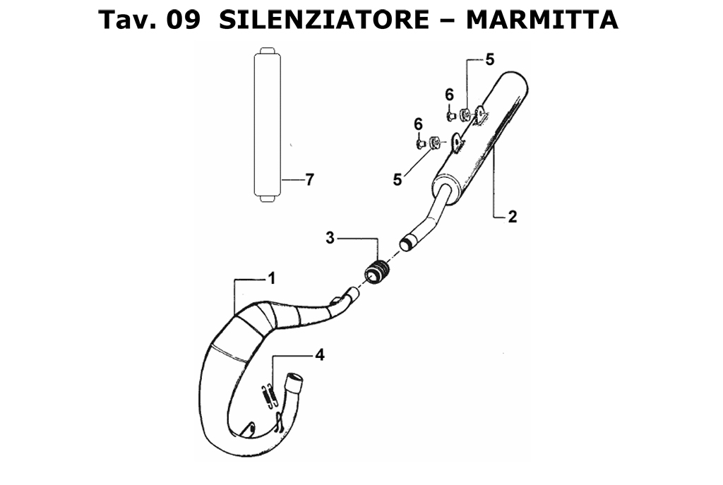 2T 125 SMR 2018 - ENGINE - SILENCER-EXHAUST