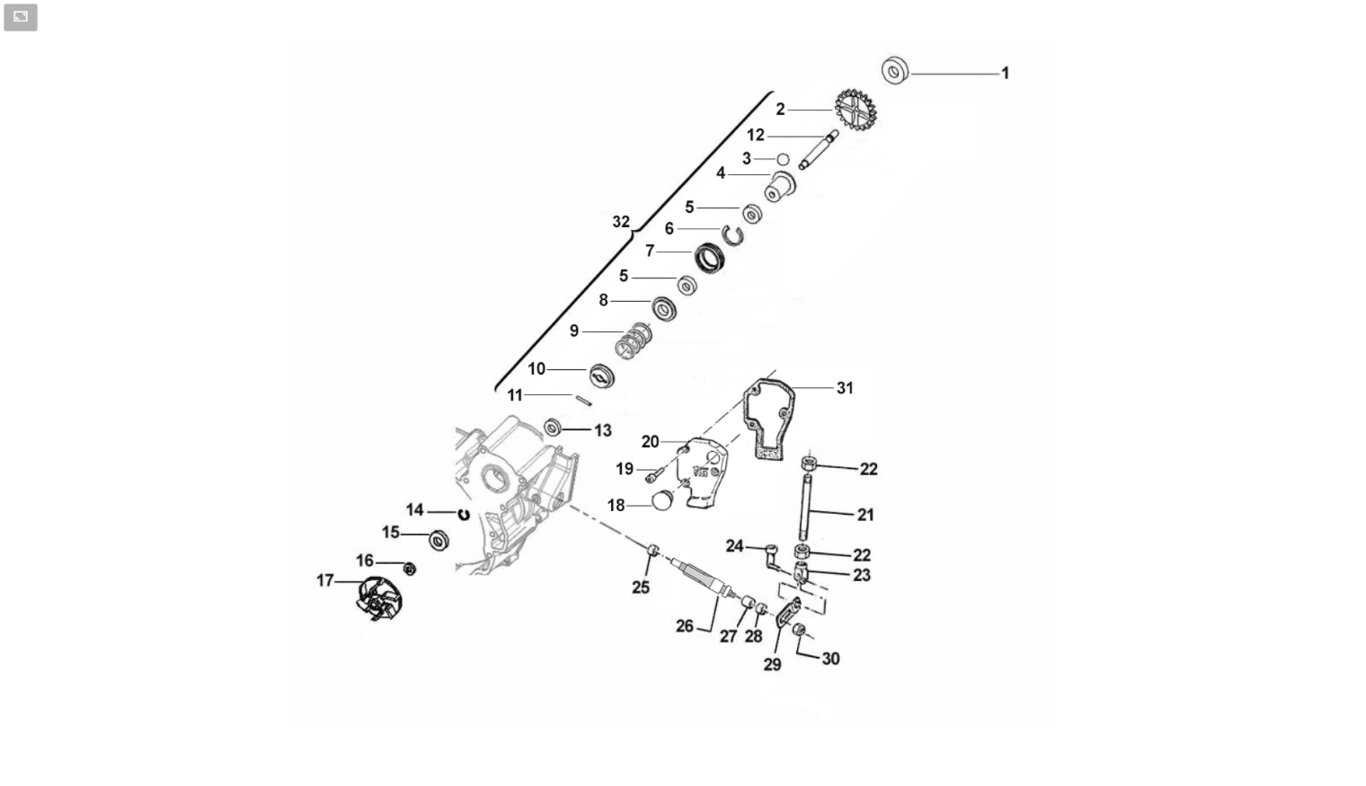 2T 100 SENIOR MX 2015 - MOTOR - CENTRIFUGA