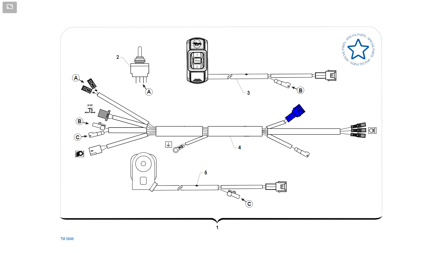 2T 250/300 FI EN 2026 - FRAME - ELECTRICAL SYSTEM RACING 2T FI