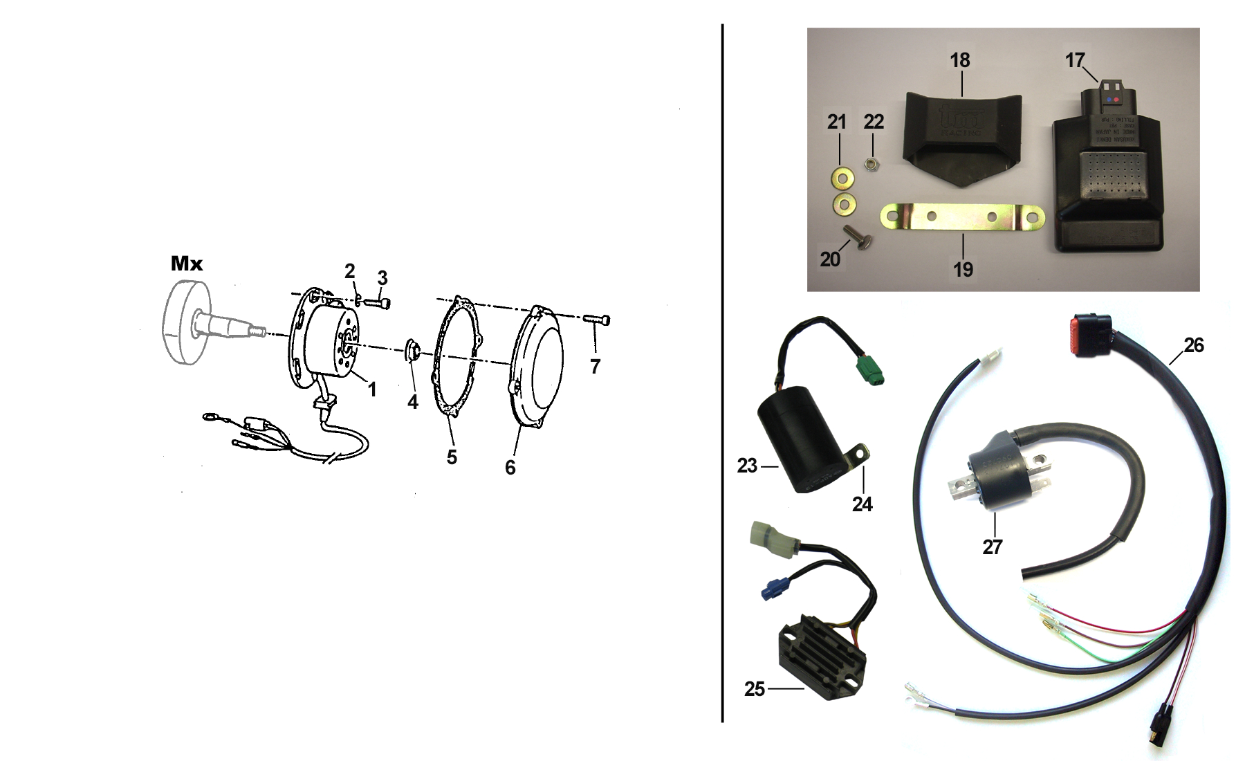 2T 125 MX 2020/2021 - MOTORE - ACCENSIONE