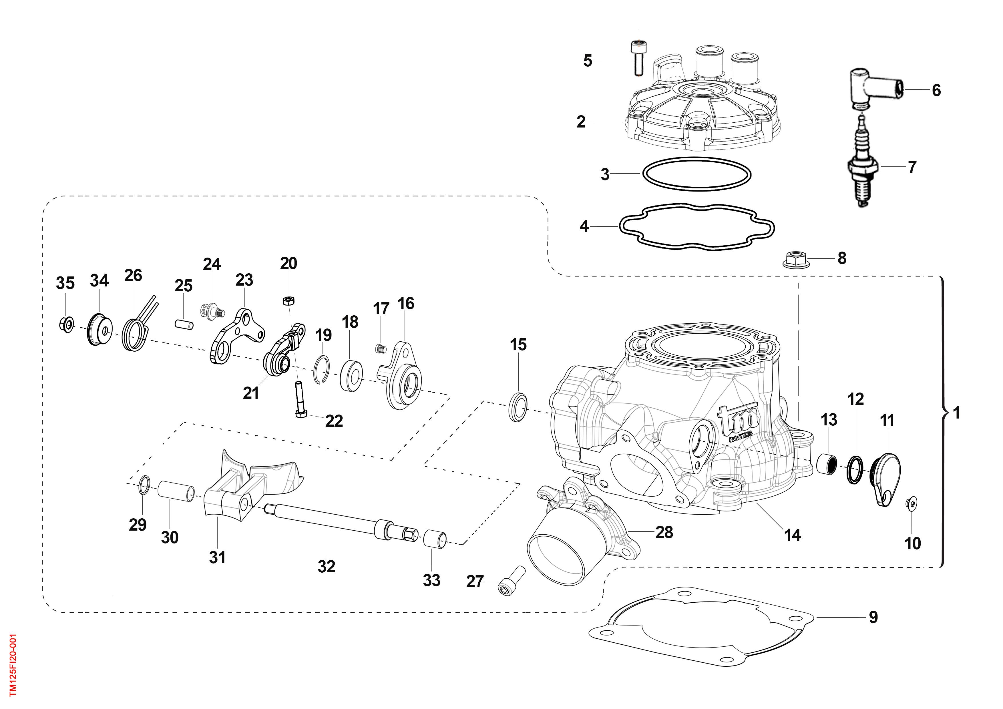 2T 144 Fi EN 2021 - ENGINE - CYLINDER