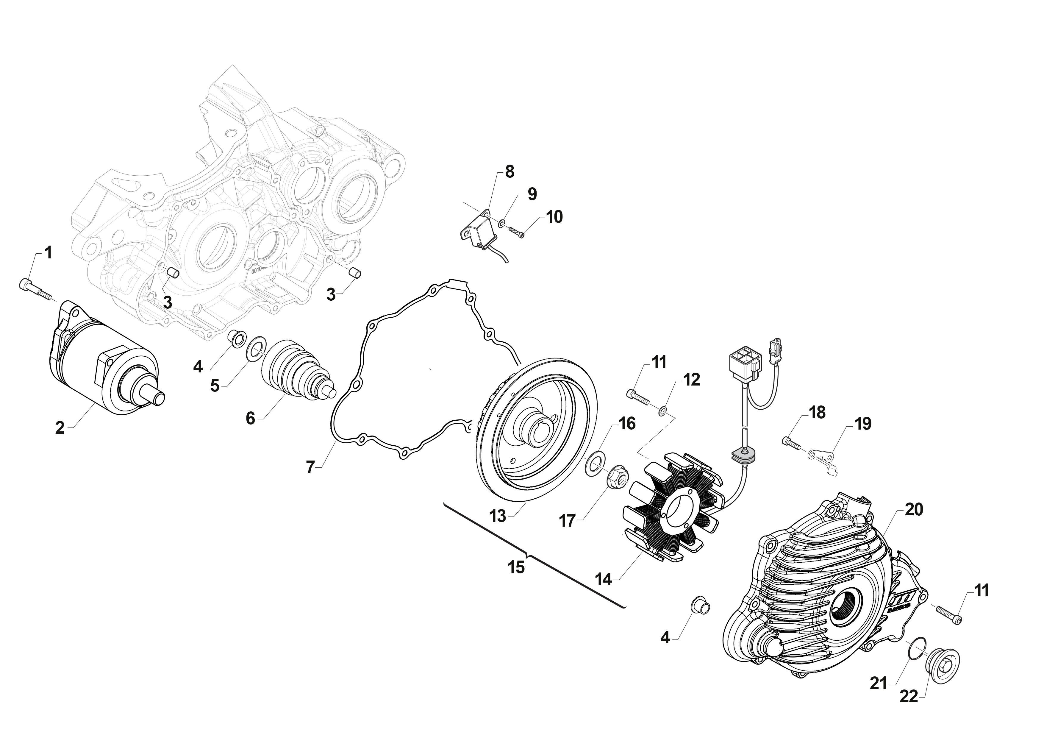 2T 250 EN 2020/2021 - MOTOR 5M Y 6M - ENCENDIDO