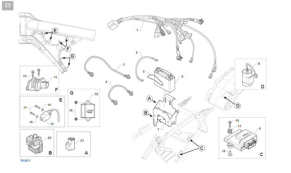 2T 300 FI EN 2022/2023 - FRAME - CABLES HARNESSES