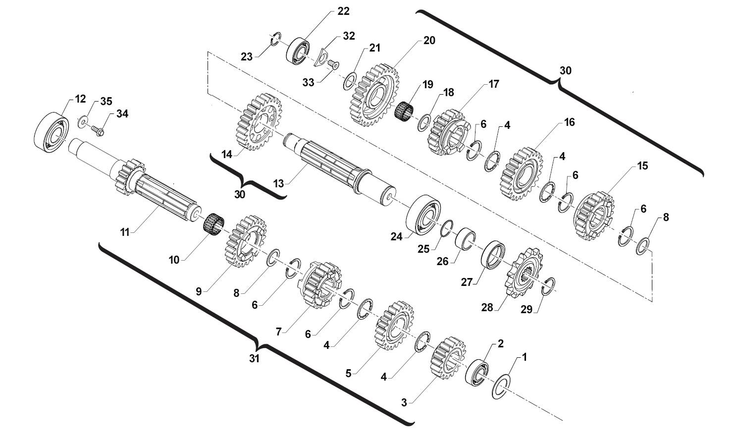 2T 300 Fi SMR 2020/2021 - MOTOR - CAMBIO
