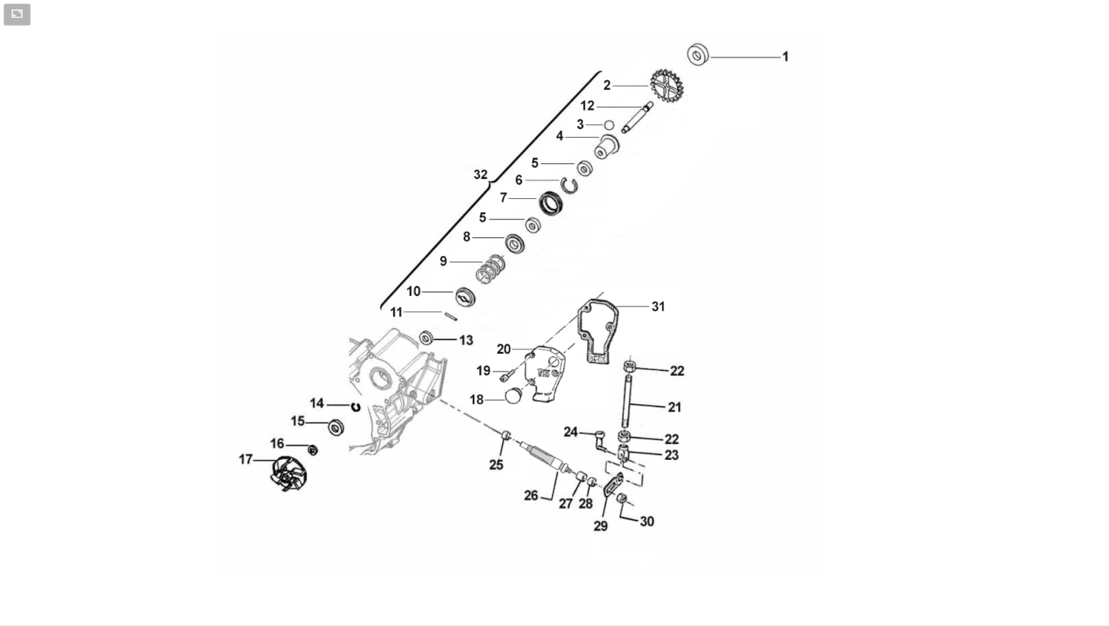 2T 85 SENIOR MX 2015 - MOTOR - CENTRIFUGA