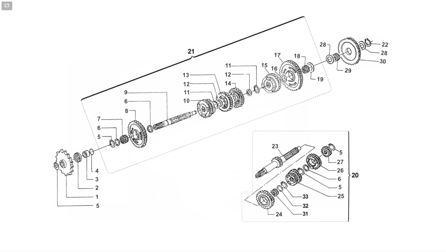 2T 85 SENIOR MX 2015 - MOTOR - CAMBIO