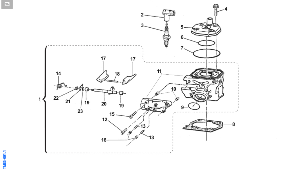 2T 85 MX/SMX JUNIOR DE 2022 A 2024 - MOTOR - CILINDRO