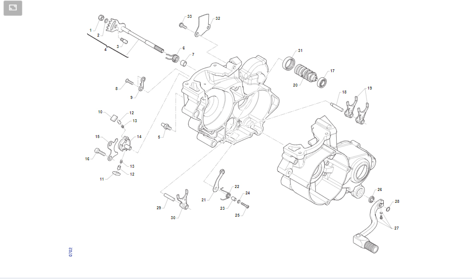 2T 85/100 MX SENIOR 2024 - MOTOR - MANDO CAMBIO