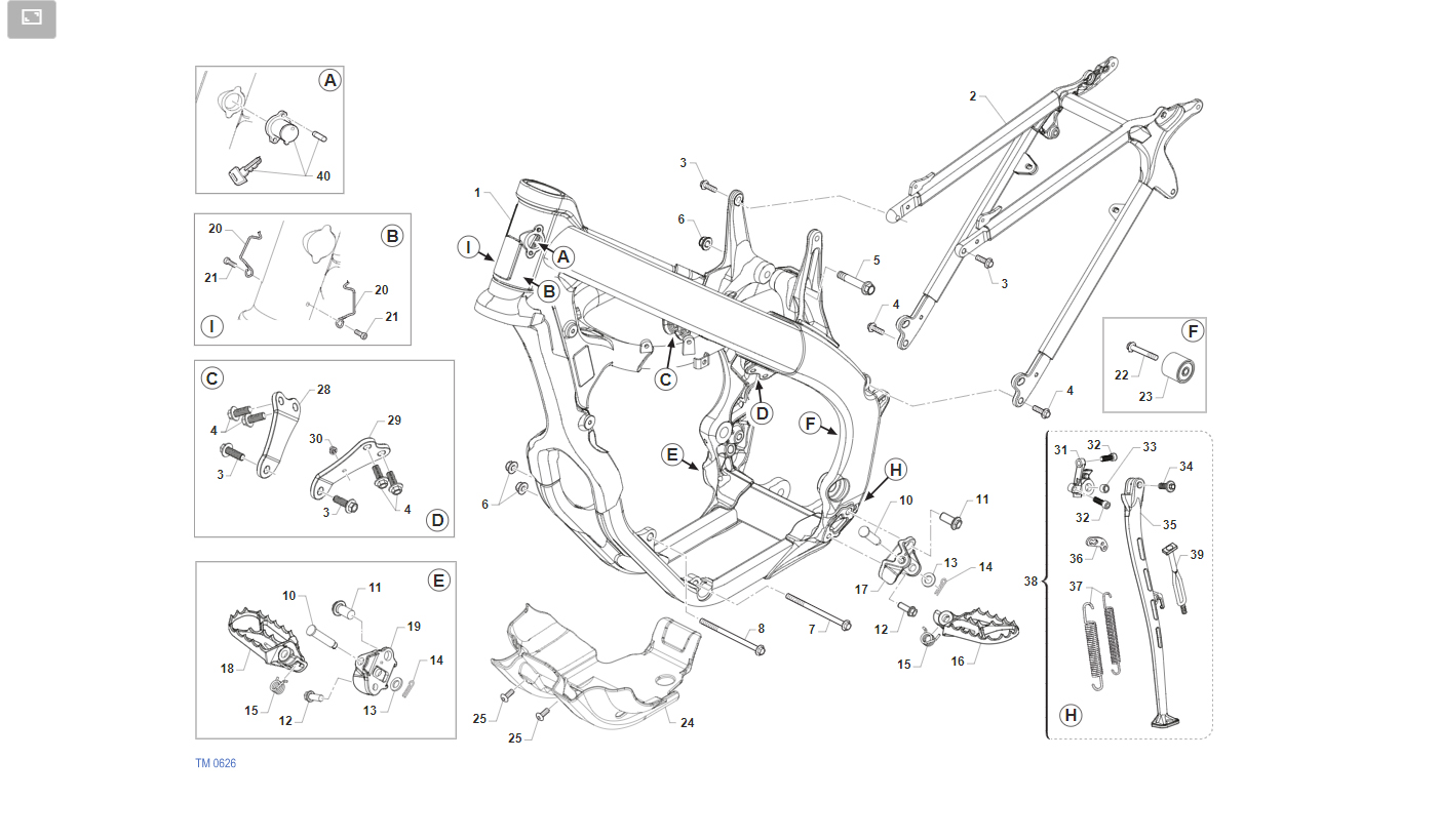 4T 250 FI TWIN EN 2022/2023 - BASTIDOR - BASTIDOR