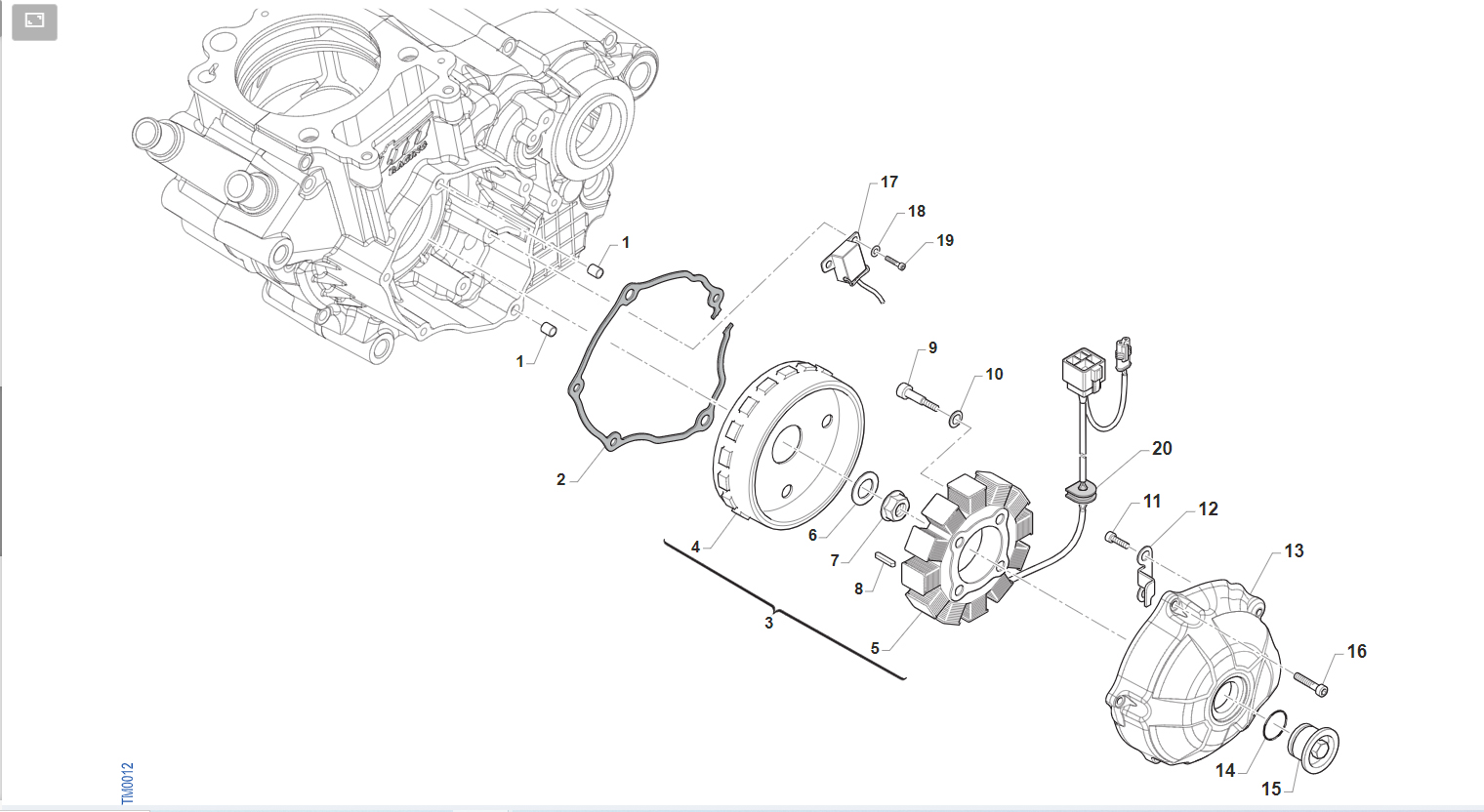 4T 250FI SMX 2021 - MOTORE - ACCENSIONE KS