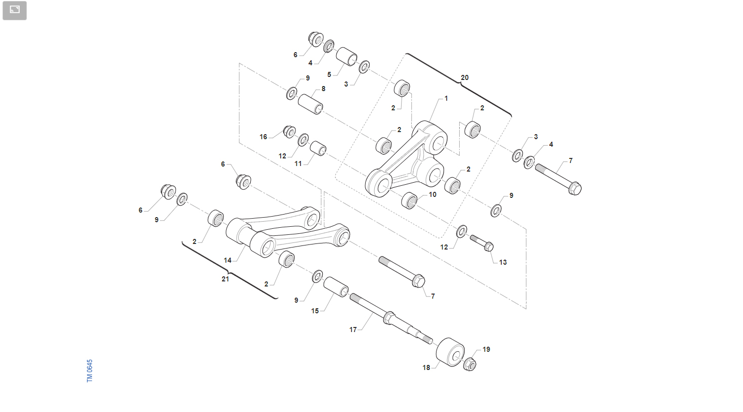 2T 300 SMX FROM 2024 TO 2026 - FRAME - LINKAGE