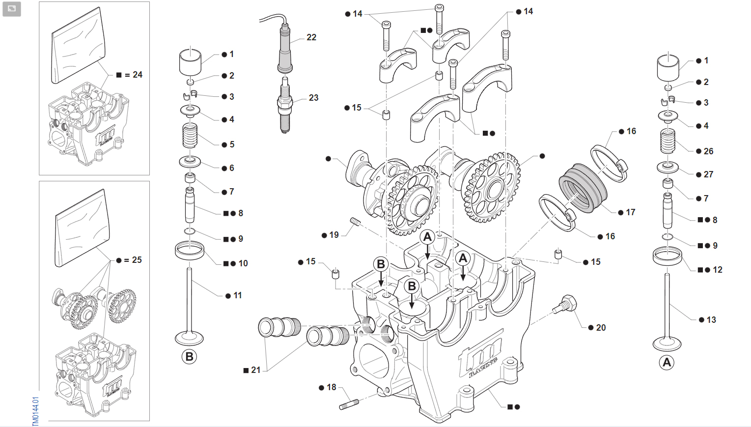 4T 530 FI EN/SMR 2022/2023 - MOTORE - TESTA